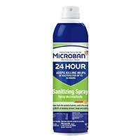 MICROBAN® SANITIZING SPRAY CLEANER AEROSOL - Kills virus 6/15oz cans IN STOCK!!! 