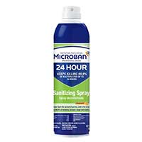 MICROBAN® SANITIZING SPRAY CLEANER AEROSOL - Kills virus BACK IN STOCK!!!!!!! Individual 15oz Can