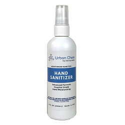 80% ALCOHOL INSTANT HAND SANITIZER IN SPRITZER BOTTLE Individual 8oz bottle 