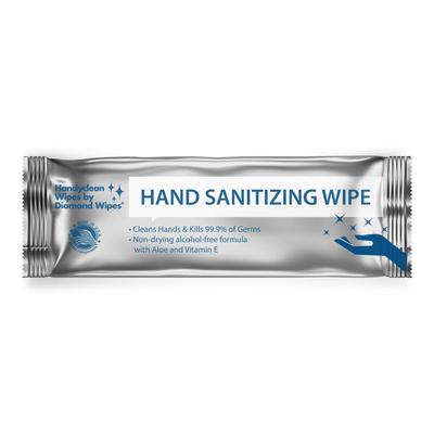 HANDYCLEAN HAND SANITIZING WIPES INDIVIDUALLY WRAPPED