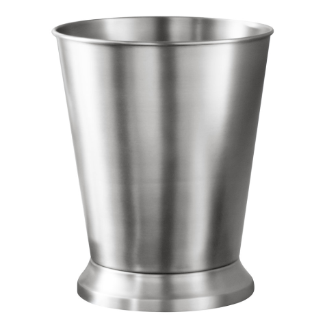 PEWTER VEIL COLLECTION 9qt WASTEBASKET BB-BS-1008 