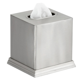 PEWTER VEIL COLLECTION TISSUE COVER BS-1009 