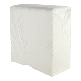 LIKE LINEN CLOTH DINNER NAPKIN - DISPOSABLE White 17x17" 500/cs
