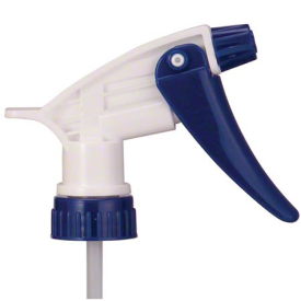 TRIGGER SPRAYER - BLUE/WHITE  7 1/2" for 24oz bottles 