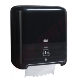 TORK INTUITION H1 MANUAL HANDS FREE ROLL TOWEL DISPENSER Black  (1) 