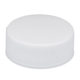 WHITE RIBBED PLASTIC SCREW CAP fits Quart spray bottle 