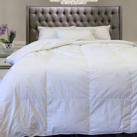 *LUXURY KING  FP500 FEATHER COMFORTER  T233 25%DOWN/75%FEATHER 33oz 104x95"...