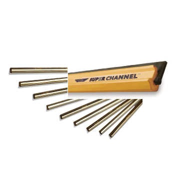 ETTORE® SUPER CHANNEL™ WITH RUBBER 36" Aluminum Squeegee Channel 