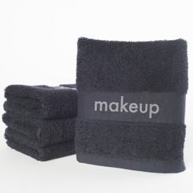 MARTEX BLACK MAKE UP STAYBRIGHT WASHCLOTH 1.5 LBS 13x13 #7133541 (12)  PN:17227