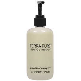 ECOWELL TRUE PUMP BOTTLE SYSTEM TERRA PURE GREEN TEA LEMONGRASS Hair Conditioner Pkd 12/10.14 OZ Pump Bottles