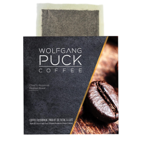 WOLFGANG PUCK'S® COFFEE IN 4 CUP FILTER POUCHES Neapolitan, Caffeinated, (150)