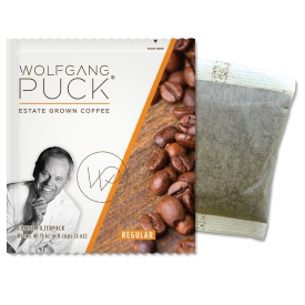 WOLFGANG PUCK'S® COFFEE IN 10 CUP FILTER POUCHES Signature, Caffeinated, (100)