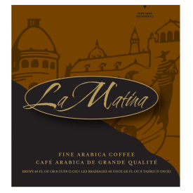LA MATINA COFFEE IN READY-TO- USE  FILTER POUCHES - 12 CUP La Matina 1.25oz Caffeinated(42) 