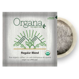 ORGANA™ IN-ROOM COFFEE 7g (1 CUP) FILTER PODS Packed 300 per case 