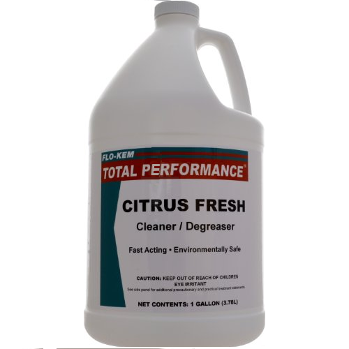 FLO-KEM TOTAL PERFORMANCE CITRUS FRESH CLEANER/DEGREASER CONCENTR 4/1 gallon bottles *ON SALE* 