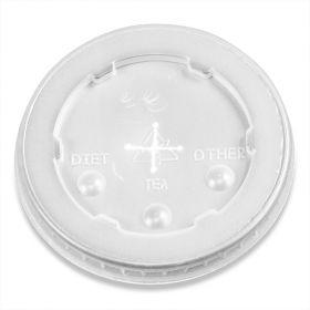 CLEAR FLAT X-SLOT LID FOR 16-21oz COLD CUPS Packed 1000 