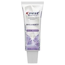 CREST 3D WHITE BRILLIANCE PEPPERMINT TOOTHPASTE TUBES Packed 72/.85 oz Tubes ON SALE!