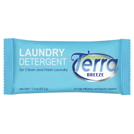 TERRA BREEZE DETERGENTS  1.5oz Laundry Detergent Powder packed 150