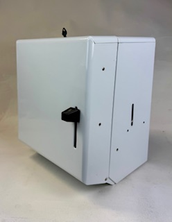 UNIVERSAL ROLL TOWEL DISPENSER LEVER ACTION WITH LOCK & KEY Metal 