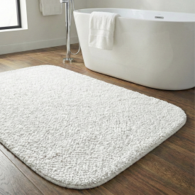 ESSENCE BATH  RUG #ES-2436 24x36" COTTON -RS 19oz 3/8" PILE, COTTON...